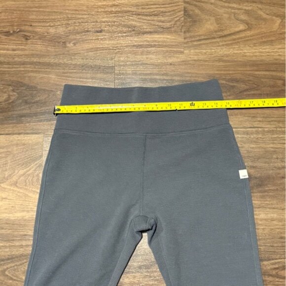 Vuori Bayview Thermal Leggings Womens Medium Gray High Rise Waffle Knit VW465 - Picture 5 of 7